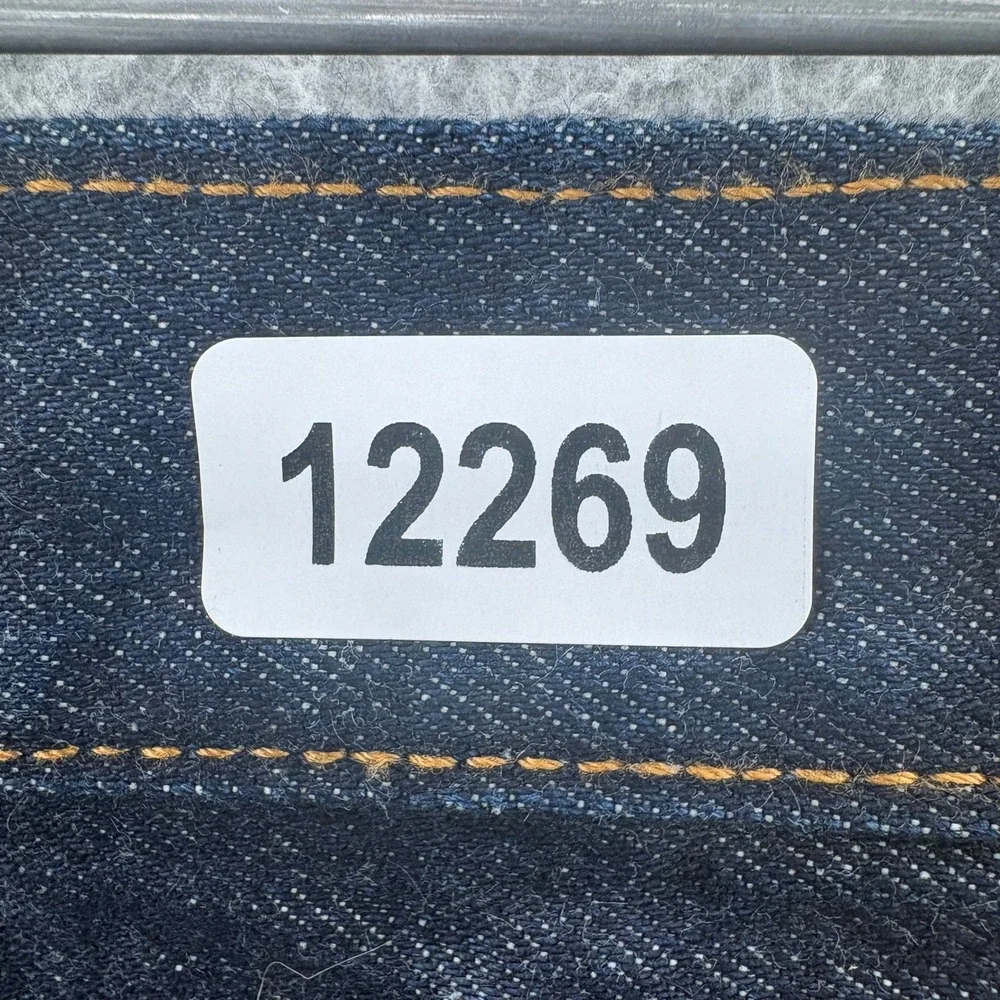 Levis 505 Regular Fit Jeans Mens 34x30 Dark Wash Straight Leg Denim Pants